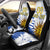 Custom Uruguay Independence Day Car Seat Cover Sol de Mayo With Grunge Urban - Wonder Print Shop