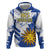 Custom Uruguay Independence Day Hoodie Sol de Mayo With Grunge Urban - Wonder Print Shop