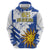 Custom Uruguay Independence Day Hoodie Sol de Mayo With Grunge Urban - Wonder Print Shop