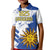 Custom Uruguay Independence Day Kid Polo Shirt Sol de Mayo With Grunge Urban - Wonder Print Shop