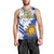 Custom Uruguay Independence Day Men Tank Top Sol de Mayo With Grunge Urban - Wonder Print Shop