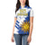 Custom Uruguay Independence Day Women Polo Shirt Sol de Mayo With Grunge Urban - Wonder Print Shop