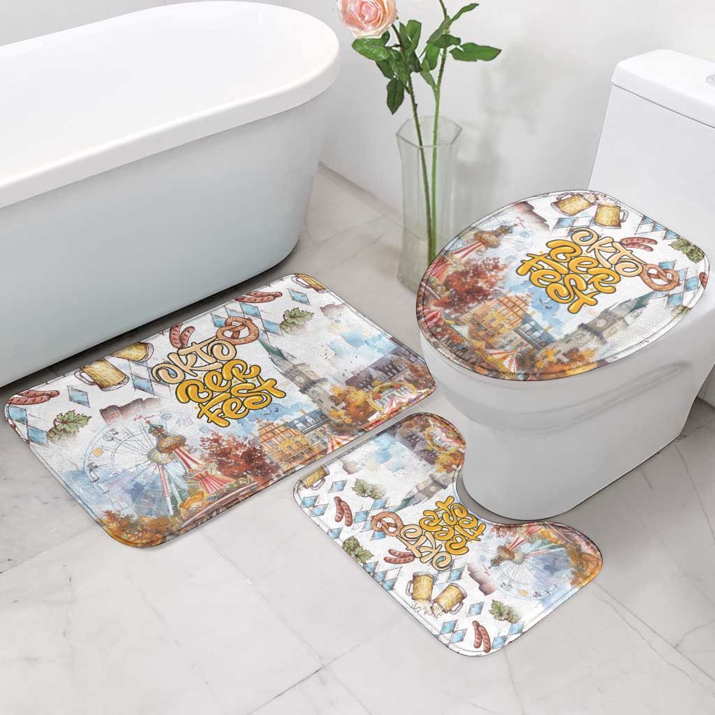 German Oktoberfest Beer Bathroom Set Heritage Beer Riesenrad Joy - Wonder Print Shop