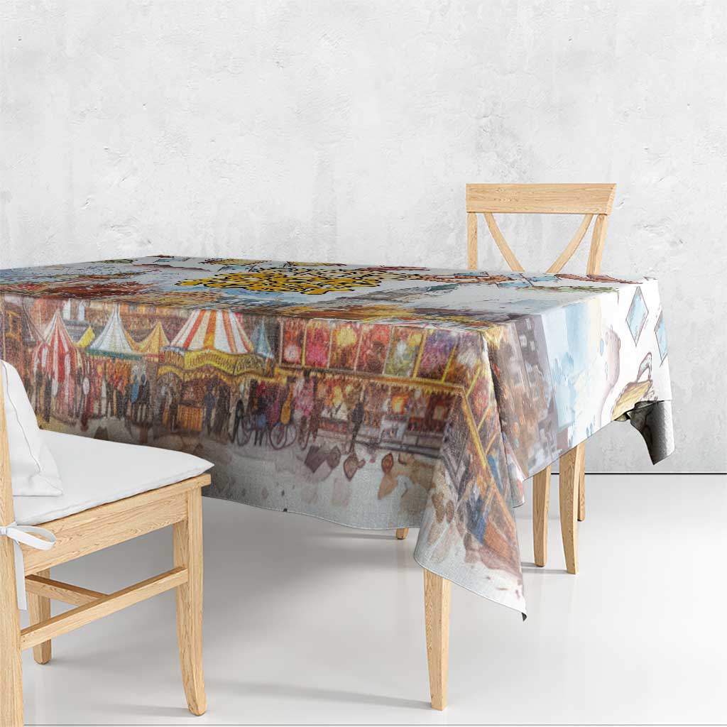 German Oktoberfest Beer Tablecloth Heritage Beer Riesenrad Joy - Wonder Print Shop
