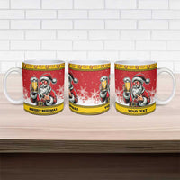 Personalized Germany Christmas Ceramic Mug Santa Claus Merry Beermas - Wonder Print Shop