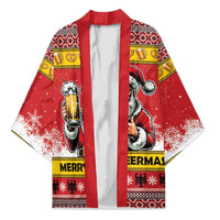 Personalized Germany Christmas Kimono Santa Claus Merry Beermas - Wonder Print Shop