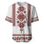 Ukraine Unity Day Baseball Jersey The Trident With Folk Pattern - Wonder Print Shop