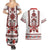 Ukraine Unity Day Couples Matching Summer Maxi Dress and Hawaiian Shirt The Trident With Folk Pattern - Wonder Print Shop