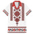 Ukraine Unity Day Family Matching Puletasi and Hawaiian Shirt The Trident With Folk Pattern - Wonder Print Shop