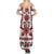 Ukraine Unity Day Family Matching Summer Maxi Dress and Hawaiian Shirt The Trident With Folk Pattern - Wonder Print Shop