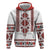 Ukraine Unity Day Hoodie The Trident With Folk Pattern - Wonder Print Shop