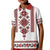 Ukraine Unity Day Kid Polo Shirt The Trident With Folk Pattern - Wonder Print Shop