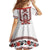 Ukraine Unity Day Kid Short Sleeve Dress The Trident With Folk Pattern - Wonder Print Shop