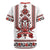 Ukraine Unity Day Rugby Jersey The Trident With Folk Pattern - Wonder Print Shop