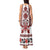 Ukraine Unity Day Tank Maxi Dress The Trident With Folk Pattern - Wonder Print Shop