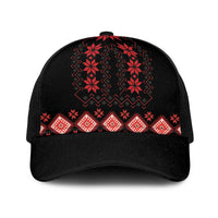Red Ukraine Folk Patterns Baseball Net Cap
