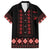 Red Ukraine Folk Patterns Family Matching Puletasi and Hawaiian Shirt - Wonder Print Shop