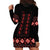 Red Ukraine Folk Patterns Hoodie Dress - Wonder Print Shop