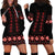 Red Ukraine Folk Patterns Hoodie Dress - Wonder Print Shop