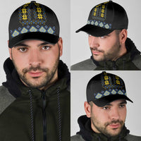 Yellow Ukraine Folk Patterns Classic Cap