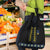 Yellow Ukraine Folk Patterns Grocery Bag