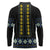 Yellow Ukraine Folk Patterns Long Sleeve Polo Shirt - Wonder Print Shop