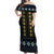 Yellow Ukraine Folk Patterns Off Shoulder Maxi Dress - Wonder Print Shop