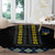 Yellow Ukraine Folk Patterns Round Carpet