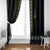 Yellow Ukraine Folk Patterns Window Curtain - Wonder Print Shop