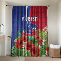 Personalized Afro-Haitians Tropical Bathroom Set Fleur-De-Lis Veves Motif - Wonder Print Shop