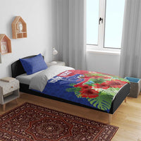 Personalized Afro-Haitians Tropical Bedding Set Fleur-De-Lis Veves Motif - Wonder Print Shop
