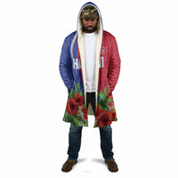 Personalized Afro-Haitians Tropical Cloak Fleur-De-Lis Veves Motif - Wonder Print Shop