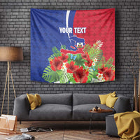 Personalized Afro-Haitians Tropical Tapestry Fleur-De-Lis Veves Motif - Wonder Print Shop