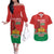 Personalized Bulgaria Liberation Day Couples Matching Off The Shoulder Long Sleeve Dress and Hawaiian Shirt Shipka Monument Unity Makes Strength