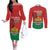 Personalized Bulgaria Liberation Day Couples Matching Off The Shoulder Long Sleeve Dress and Long Sleeve Button Shirt Shipka Monument Unity Makes Strength