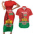 Personalized Bulgaria Liberation Day Couples Matching Short Sleeve Bodycon Dress and Hawaiian Shirt Shipka Monument Unity Makes Strength