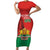 Personalized Bulgaria Liberation Day Short Sleeve Bodycon Dress Shipka Monument Unity Makes Strength - Wonder Print Shop