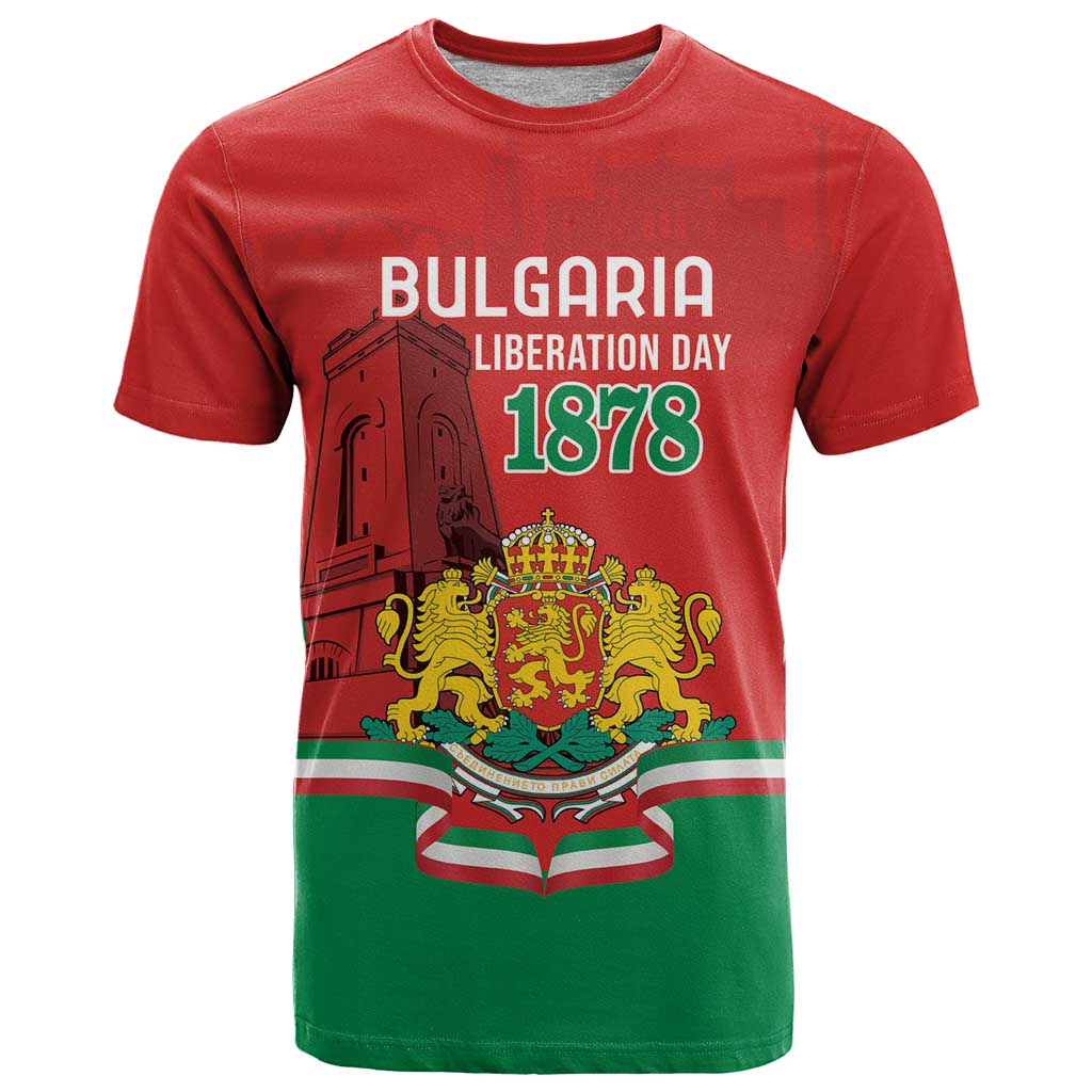 Personalized Bulgaria Liberation Day T Shirt Shipka Monument Unity Makes Strength - Wonder Print Shop