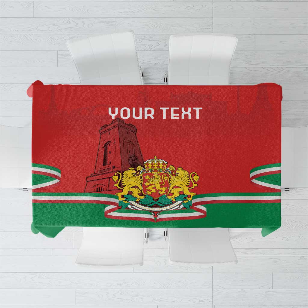 Personalized Bulgaria Liberation Day Tablecloth Shipka Monument Unity Makes Strength - Wonder Print Shop