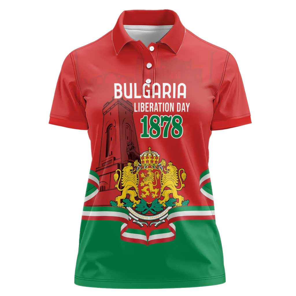 Personalized Bulgaria Liberation Day Women Polo Shirt Shipka Monument Unity Makes Strength - Wonder Print Shop