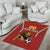 Custom Bulgaria Football Area Rug The Lions Come Champions Red Version