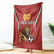 Custom Bulgaria Football Blanket The Lions Come Champions Red Version