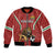 Custom Bulgaria Football Bomber Jacket The Lions Come Champions Red Version