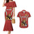 Custom Bulgaria Football Couples Matching Mermaid Dress and Hawaiian Shirt The Lions Come Champions Red Version