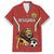 Custom Bulgaria Football Family Matching Long Sleeve Bodycon Dress and Hawaiian Shirt The Lions Come Champions Red Version