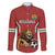 Custom Bulgaria Football Family Matching Long Sleeve Bodycon Dress and Hawaiian Shirt The Lions Come Champions Red Version