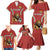 Custom Bulgaria Football Family Matching Mermaid Dress and Hawaiian Shirt The Lions Come Champions Red Version