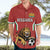 Custom Bulgaria Football Hawaiian Shirt The Lions Come Champions Red Version