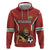 Custom Bulgaria Football Hoodie The Lions Come Champions Red Version