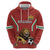 Custom Bulgaria Football Hoodie The Lions Come Champions Red Version